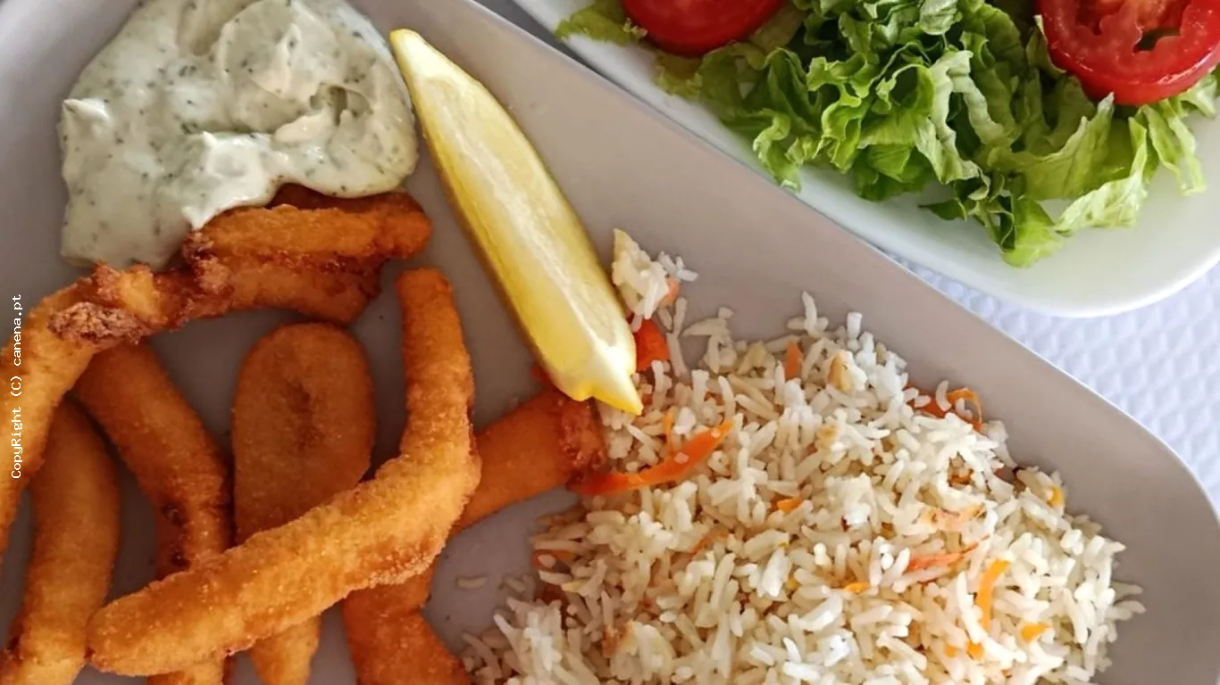 Choco Frito com Molho de Maionese