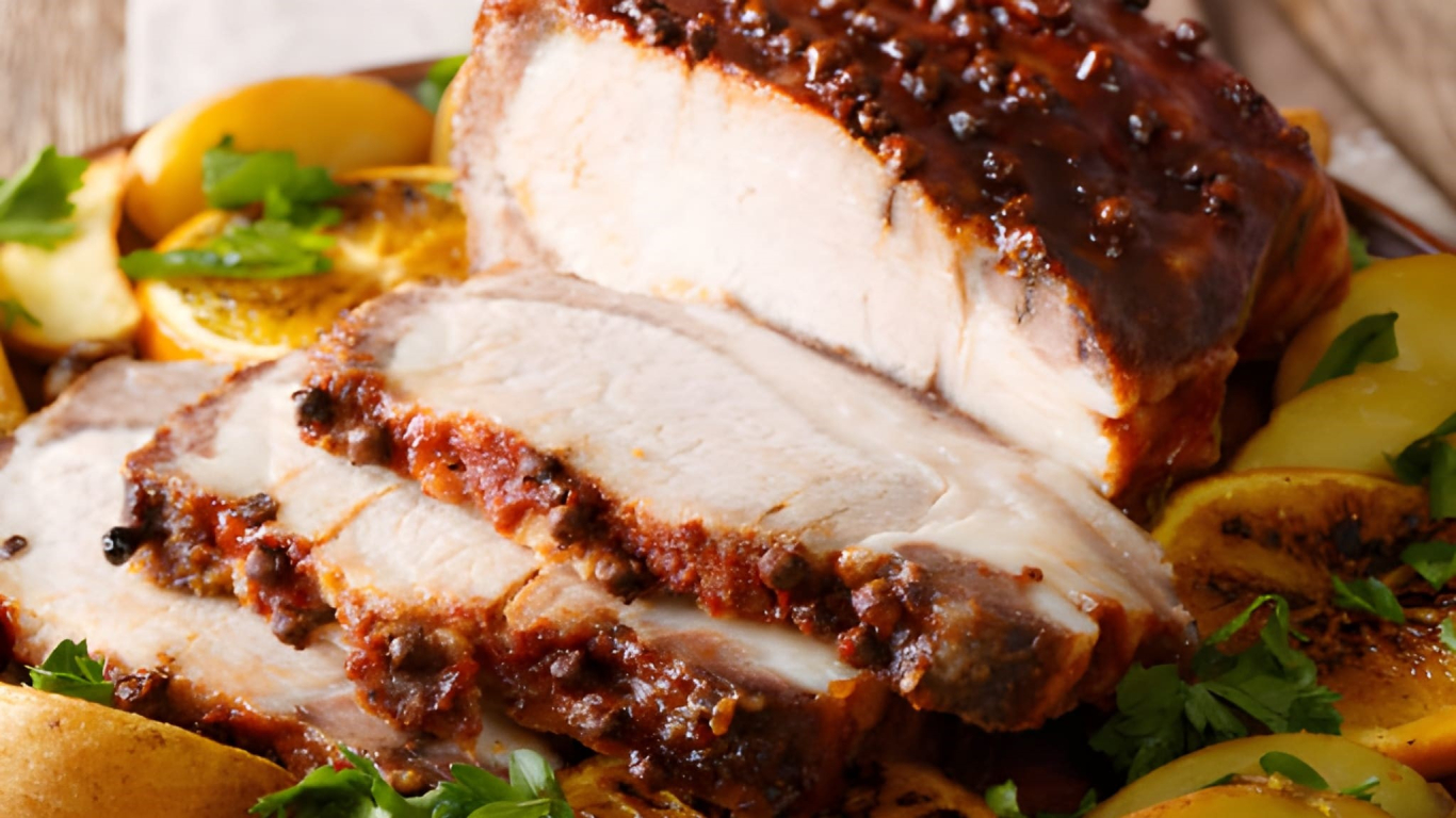 Cacha&ccedil;o no Forno com Laranja