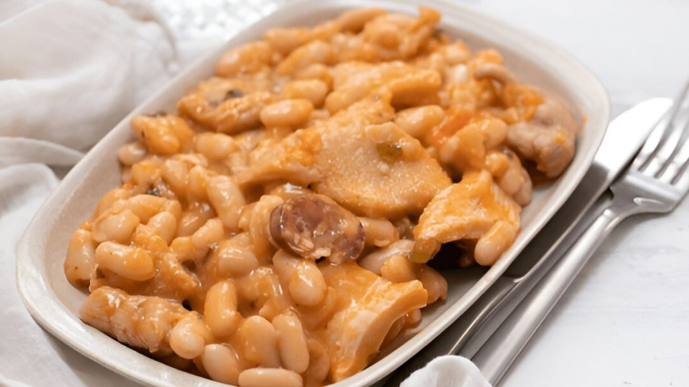 Dobrada com Feij&atilde;o Branco